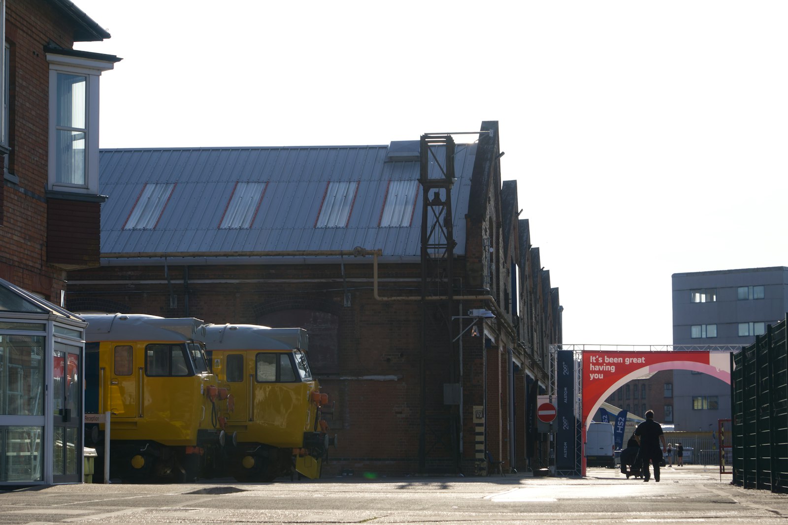 The Alstom train works at Litchurch Lane, Derby, inside the 01332 area