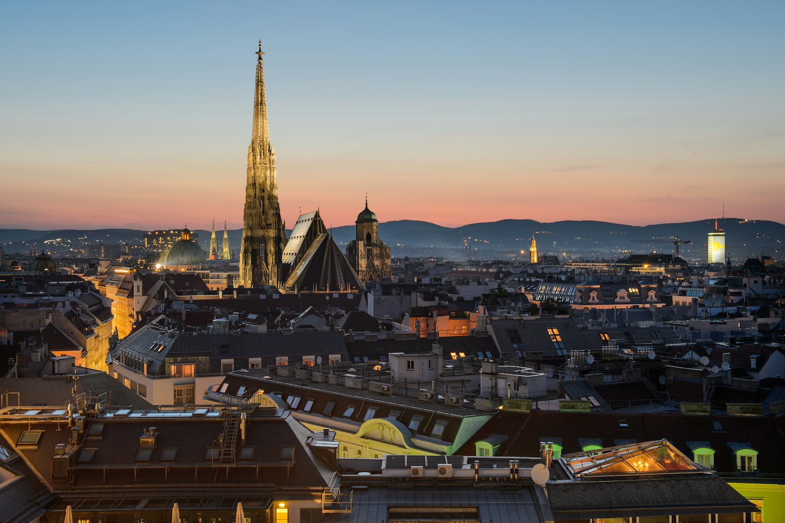 Vienna skyline