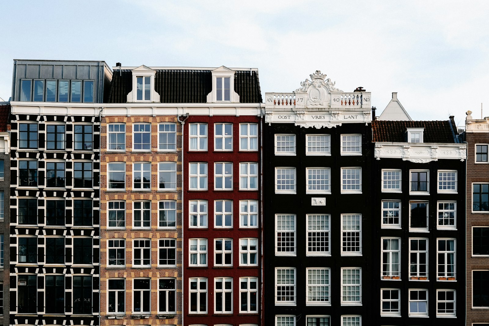Amsterdam canal houses