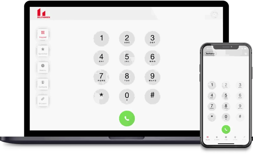 Softphone on desktop