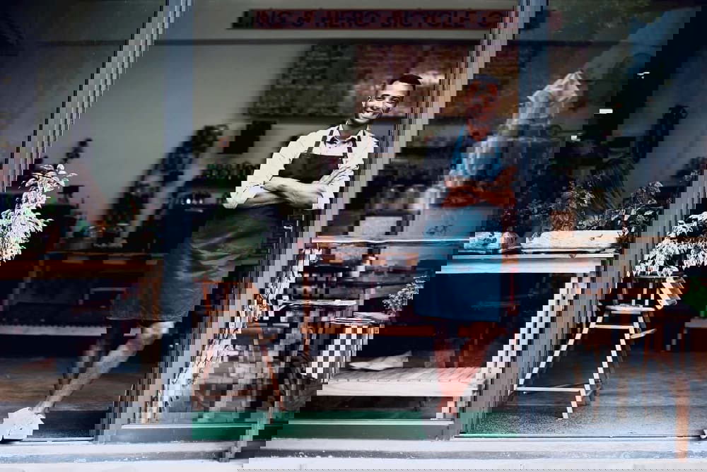 Small business team in an office