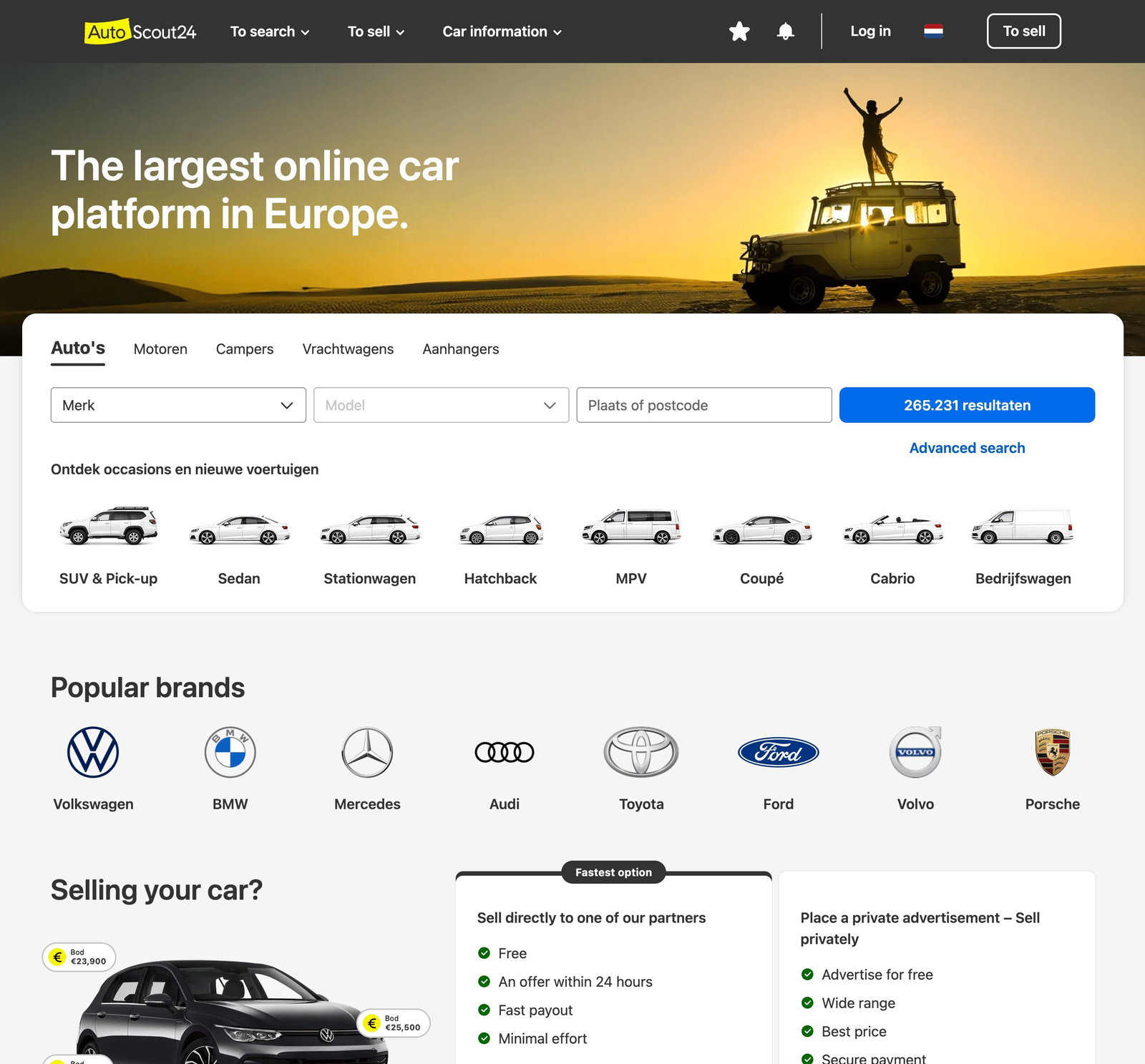 AutoScout24 website