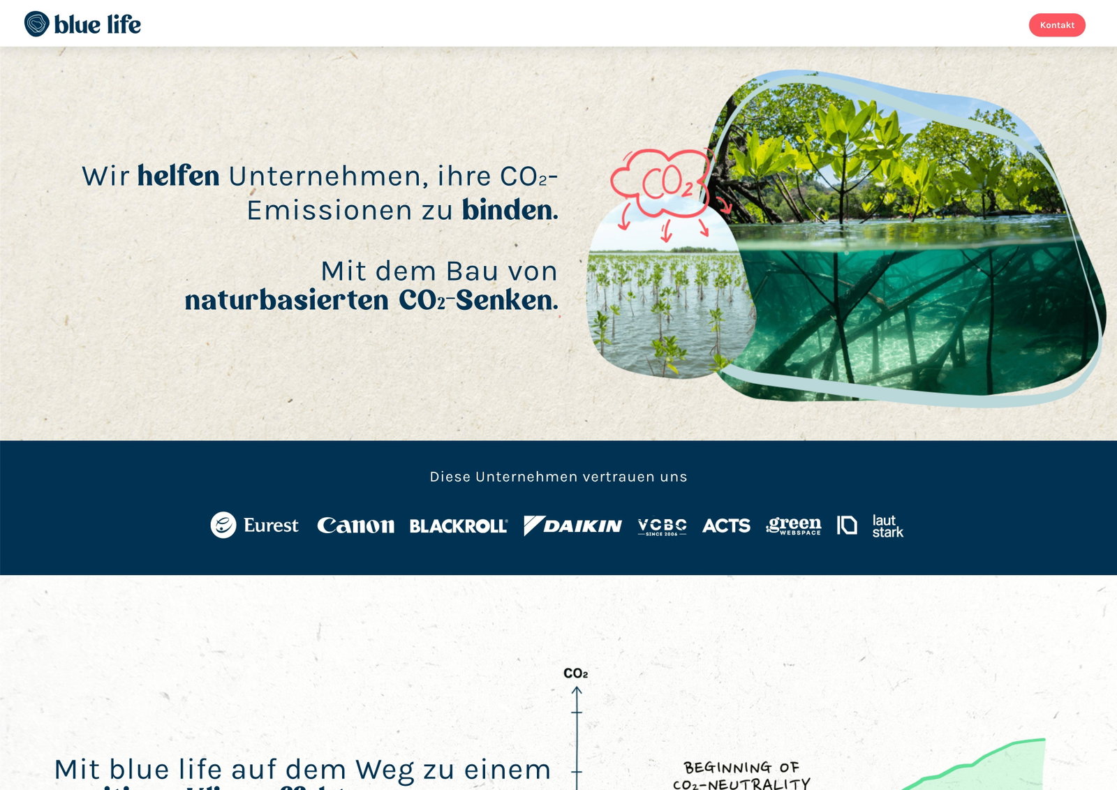 BlueLife GmbH website