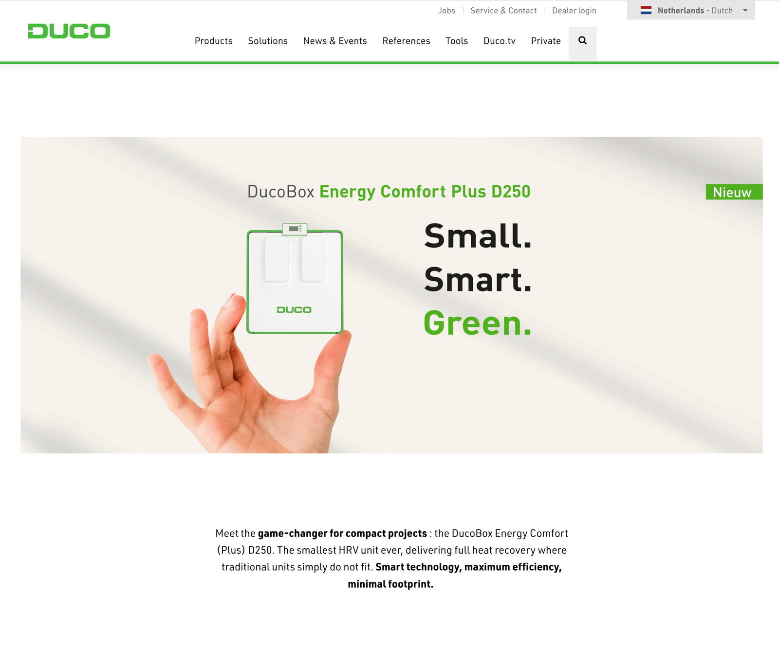 Duco website