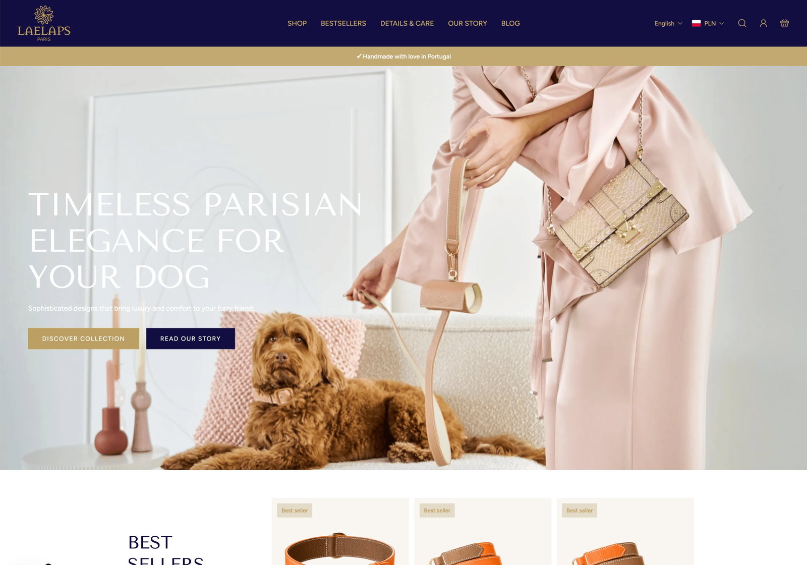 Laelaps-Paris website