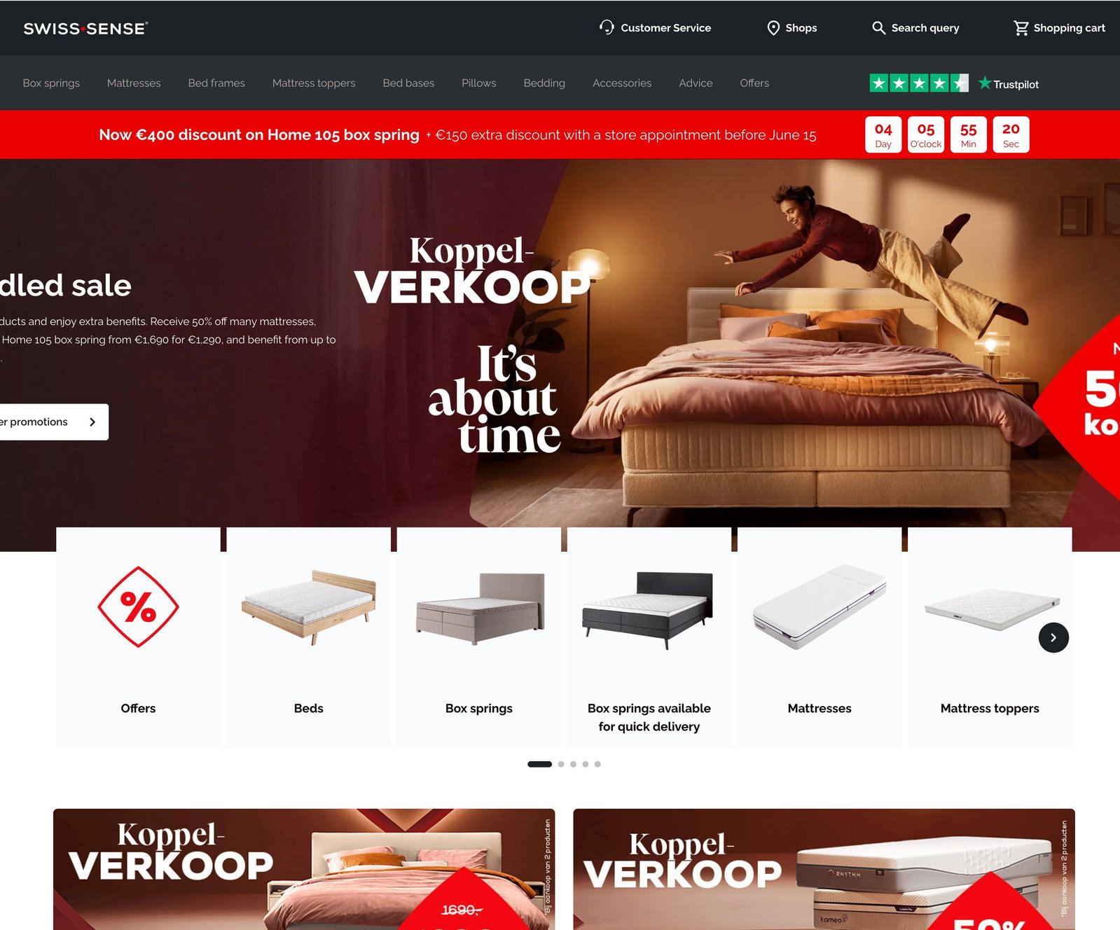 Swiss Sense website