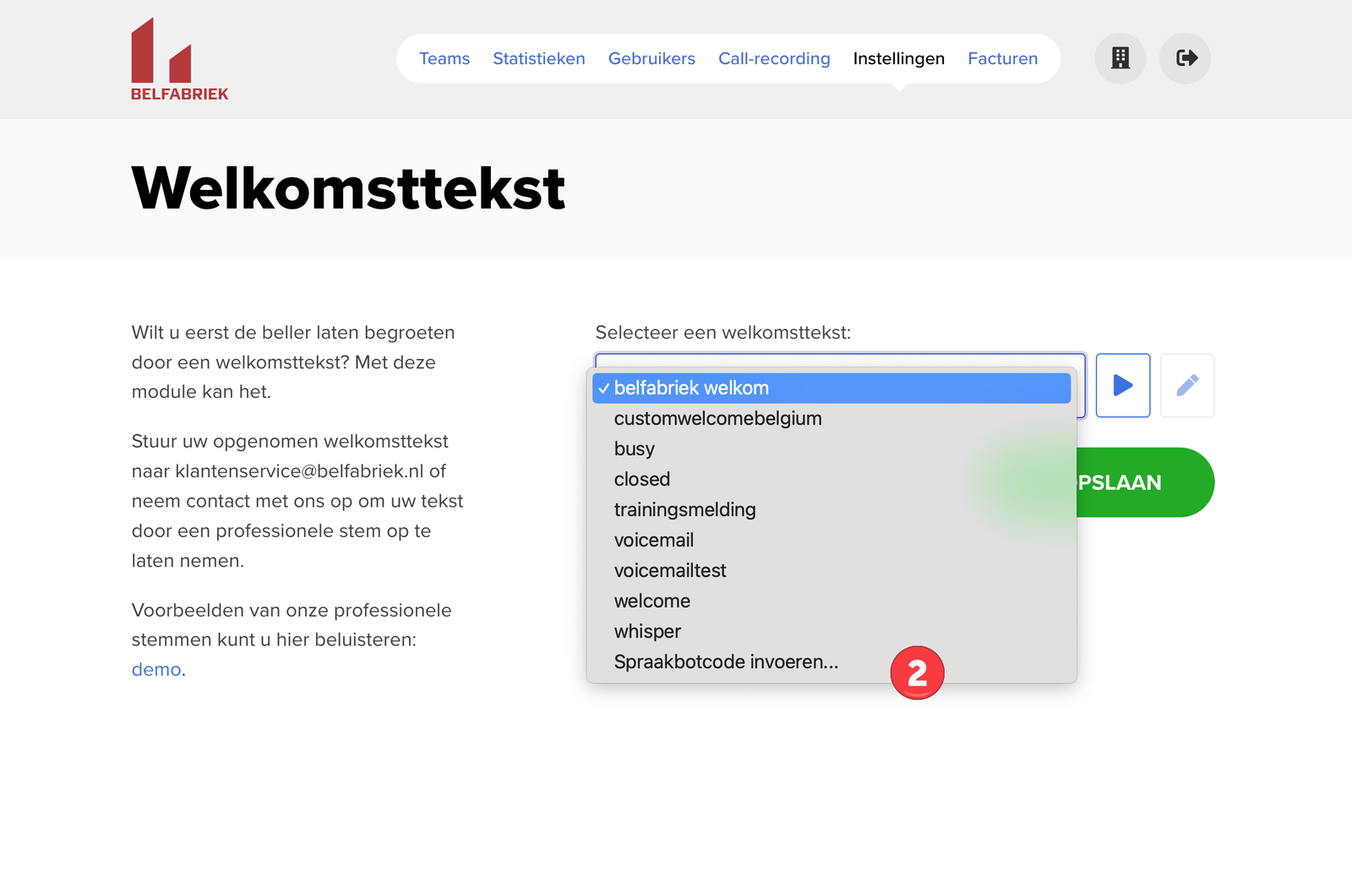 Sprachbot-Code hinzufügen